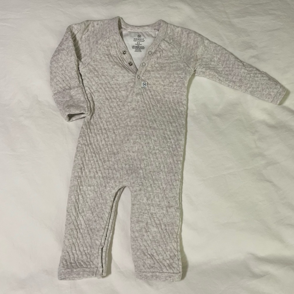 HONEST BABY COTTON JUMPSUIT COVERALL
